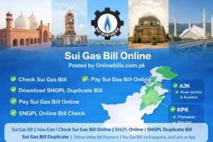 Sui Gas Bill Online - SNGPL Bill Online - Sui Northern Gas Pipelines Limited